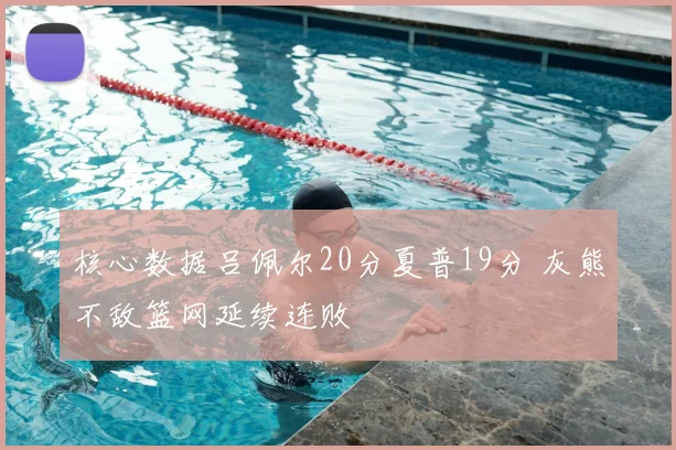 核心数据吕佩尔20分夏普19分 灰熊不敌篮网延续连败